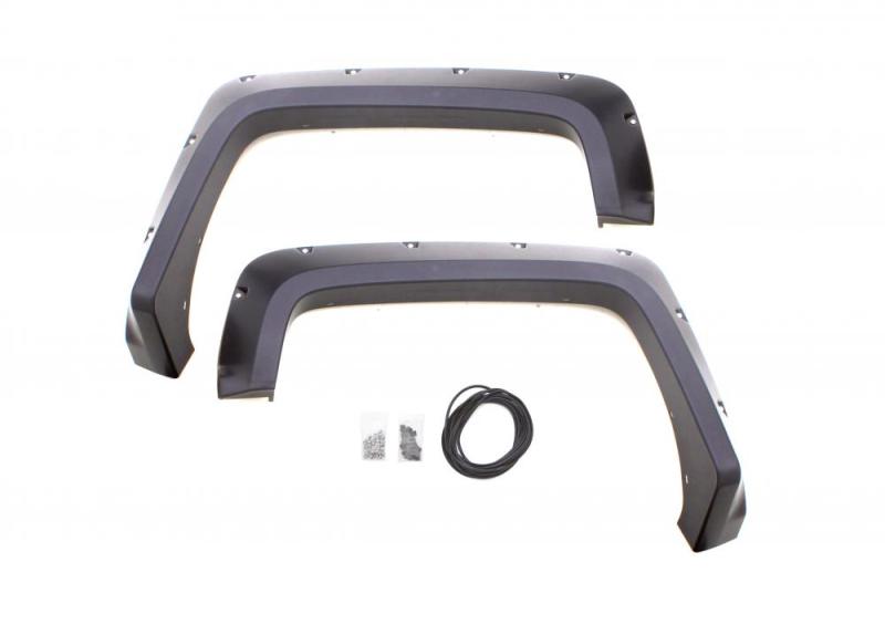 Lund 02-08 Dodge Ram 1500 RX-Rivet Style Smooth Elite Series Fender Flares - Black (2 Pc.)