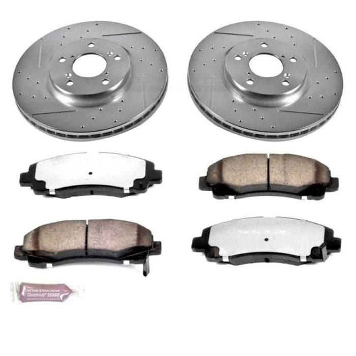 Power Stop 06-11 Honda Ridgeline Front Z36 Truck & Tow Brake Kit