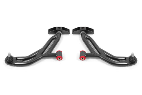 BMR Suspension 05-14 Ford Mustang Lower A-Arms - Black Hammertone - Non-Adjustable BMR Suspension