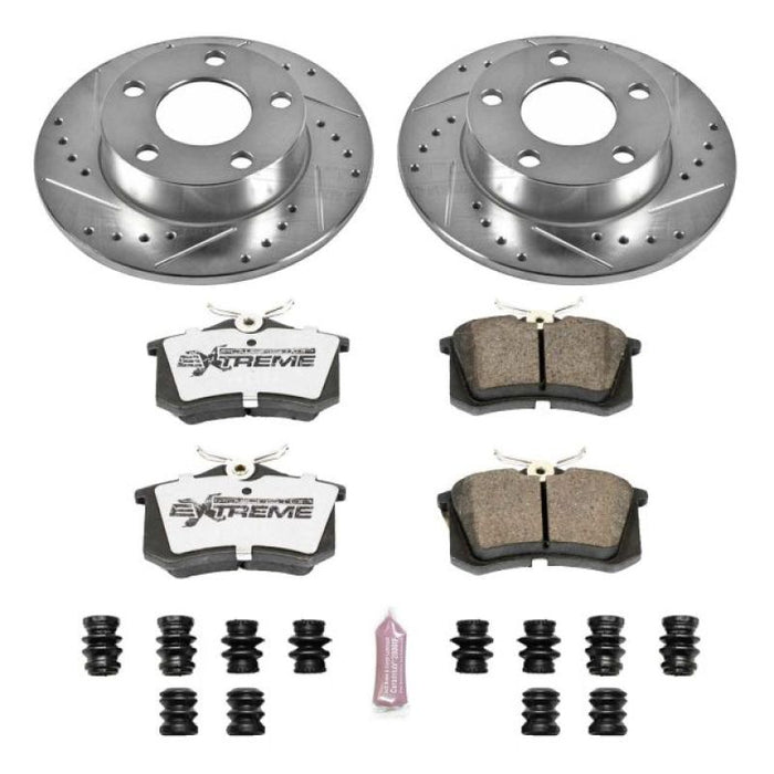 Power Stop 99-05 Volkswagen Passat Rear Z26 Street Warrior Brake Kit