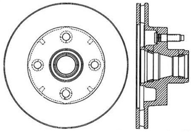 StopTech Drilled Sport Brake Rotor