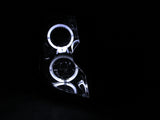 ANZO 2003-2007 Cadillac CTS Projector Headlights w/ Halo Chrome