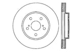 StopTech 02 Lexus ES 250/300/330/350 / 05-07 Toyota Avalon Slotted & Drilled Left Front Rotor