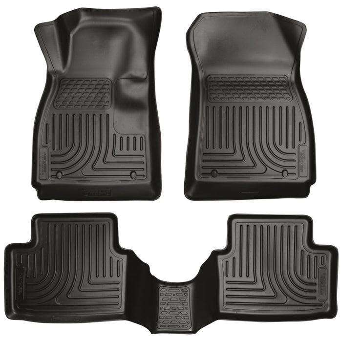 Husky Liners 14 Mazda 6 Touring/Grand Touring/Sport Weatherbeater Black Front & 2nd Seat Floor Liner