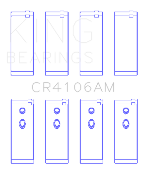 King Engine Bearings Daewoo/GM/Isuzu/Opel/Vauxhall (Size STD) Rod Bearing Set