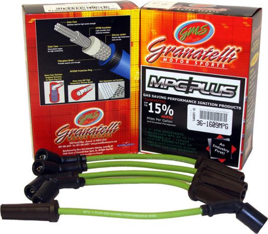 Granatelli 88-90 Nissan 240SX 4Cyl 2.4L MPG Plus Ignition Wires