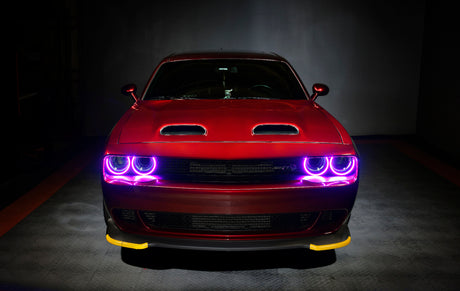 Oracle 15-21 Dodge Challenger Dynamic Surface Mount Headlight Halo Kit - - Dynamic