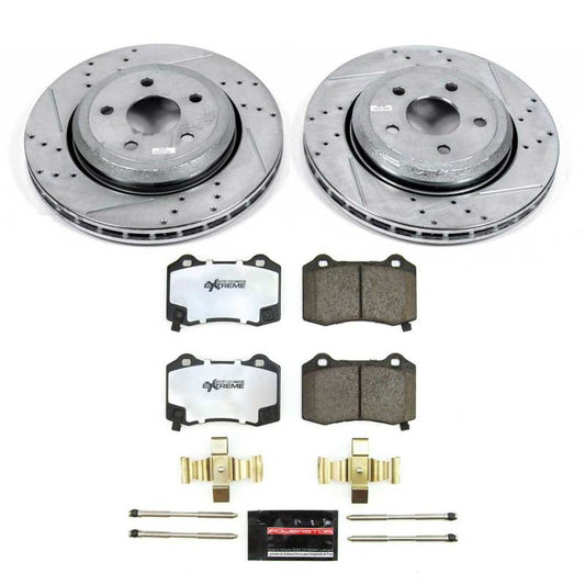 Power Stop 18-21 Jeep Grand Cherokee Rear Z36 Truck & Tow Brake Kit