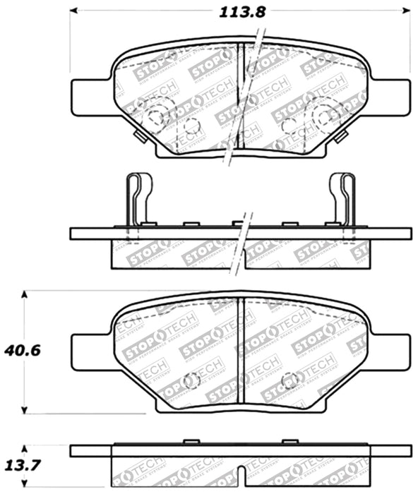 StopTech Performance Brake Pads