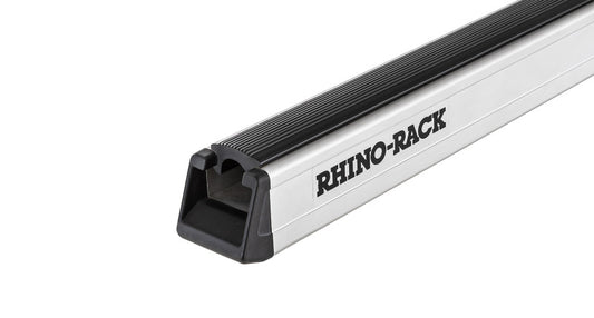 Rhino-Rack 15-21 Chevrolet Colorado 4 Door Heavy Duty RLT600 Ditch Mount 2 Bar Roof Rack - Silver