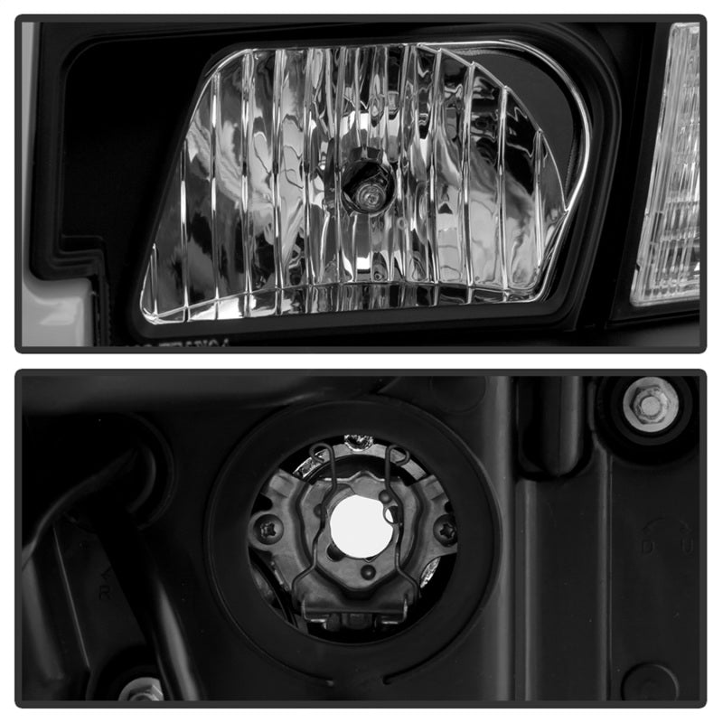 Spyder 04-15 Nissan Titan High-Power LED Module Equipped Headlights - Black (PRO-YD-NTI04PL-BK)