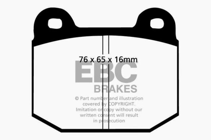 EBC 77-83 BMW 320 2.0 (E21) Yellowstuff Front Brake Pads