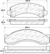 StopTech Street Brake Pads - Rear