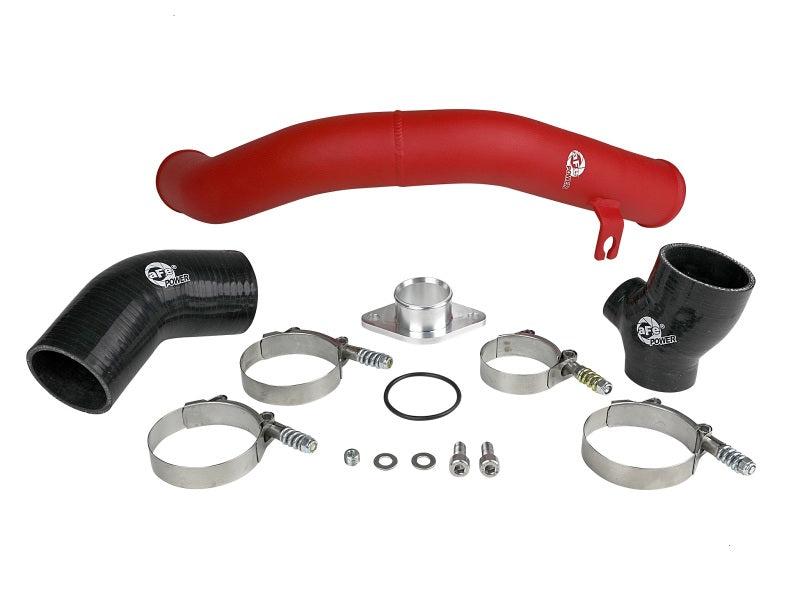 aFe BladeRunner 2.5in Aluminum Hot Side Charge Pipe 15-20 Subaru WRX 2.0T - Red