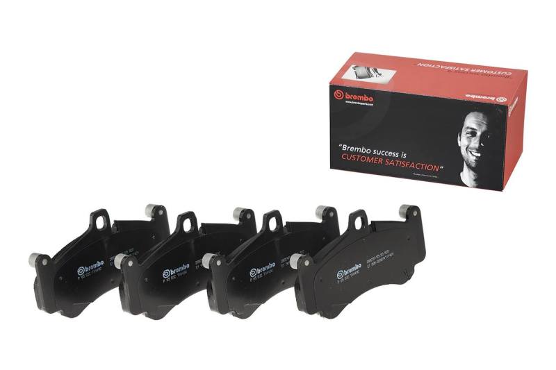 Brembo 1997 Volkswagen EuroVan/00-03 EuroVan Front Premium NAO Ceramic OE Equivalent Pad