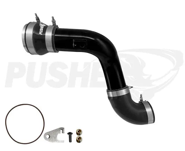 Pusher HD 3" Cold Side Charge Tube for 2011-16 Ford F250/350 6.7L Powerstroke w/ Throttle Valve Adapter Platinum High Performance Solutions, LLC.
