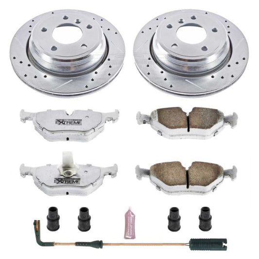 Power Stop 01-03 BMW 525i Rear Z26 Street Warrior Brake Kit