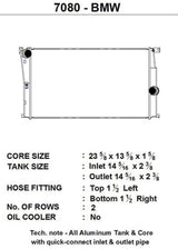 CSF BMW 2 Series (F22/F23) / BMW 3 Series (F30/F31/F34) / BMW 4 Series (F32/F33/F36) M/T Radiator