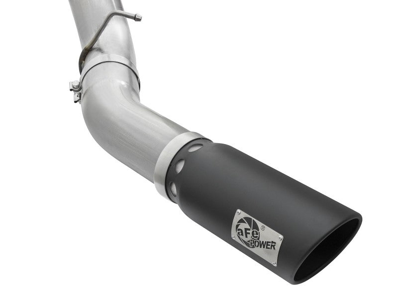 aFe Atlas Exhaust 5in DPF-Back Aluminized Steel w/ Black Tips 16-17 GM Diesel Truck V8-6.6L (td)