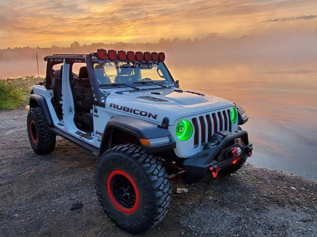 Oracle Oculus Bi-LED Projector Headlights for Jeep JL/Gladiator JT - w/ BC1 Controller