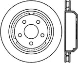 StopTech Power Slot 98-02 Chevy/Pontiac Camaro/Firebird Slotted Left Rear CRYO Rotor