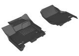 3D MAXpider 2015-2020 Ford F-150 SuperCab/SuperCrew Kagu 1st Row Floormat - Black 3D MAXpider