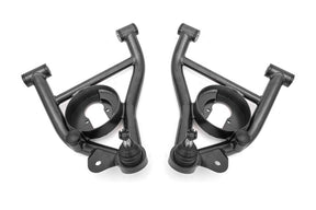 BMR 82-92 F-Body A-arms Lower DOM, Non-adj Delrin Bushings Spring Pocket - Black Hammertone BMR Suspension