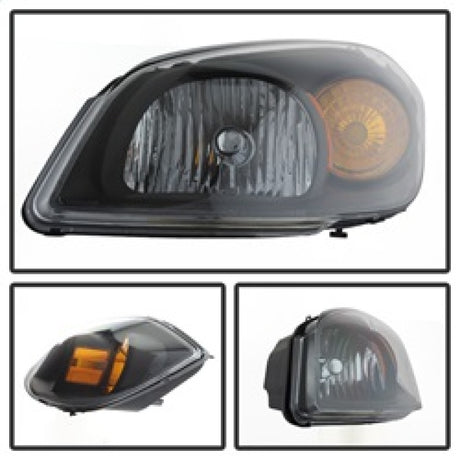 xTune Chevy Cobalt 05-10 Crystal Headlights Black HD-JH-CCOB05-AM-BK