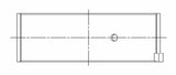ACL Nissan SR20DE/DET (2.0L) 0.025 Oversized High Perf Rod Bearing Set - 17 wide - CT-1 Coated