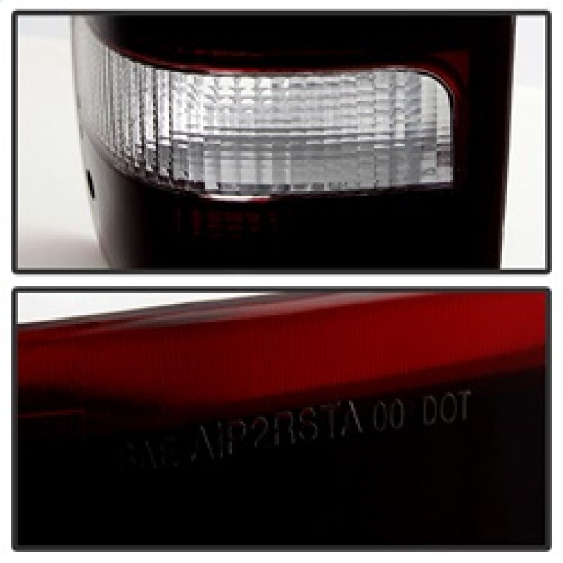 xTune Ford Ranger 93-97 OE Style Tail Lights Red Smoked ALT-JH-FR93-OE-RSM