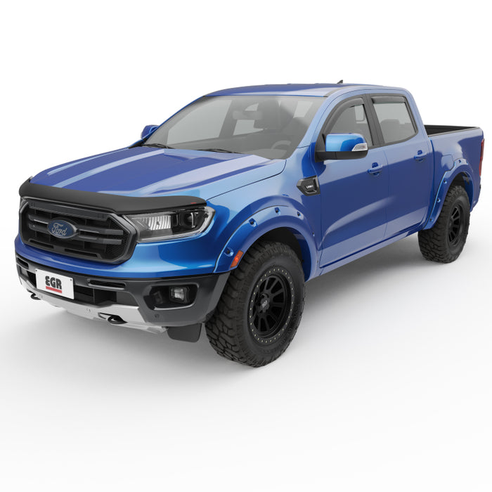 EGR 19+ Ford Ranger Superguard Hood Guard Matte Black