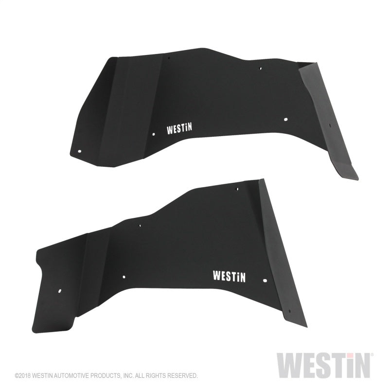 Westin 07-18 Jeep Wrangler JK Inner Fenders - Rear - Textured Black