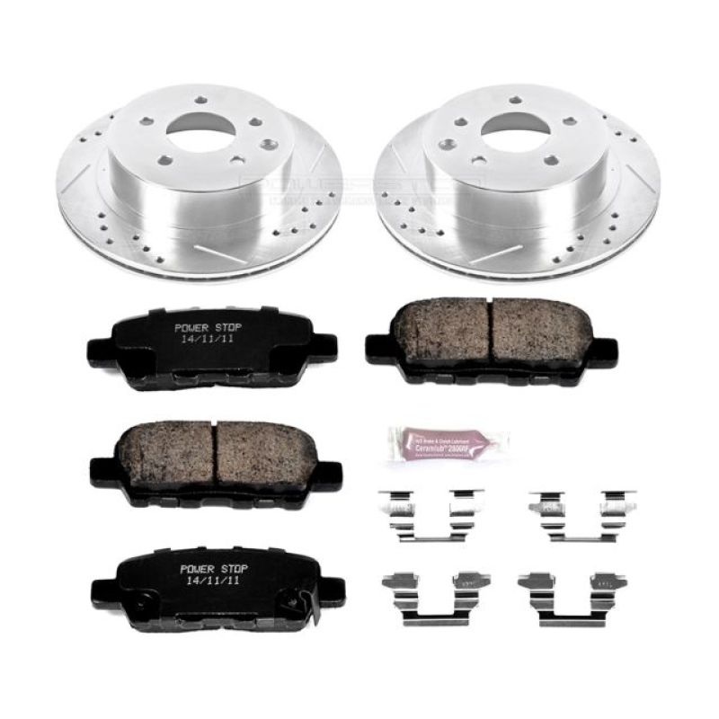 Power Stop 11-19 Nissan Leaf Rear Z23 Evolution Sport Brake Kit