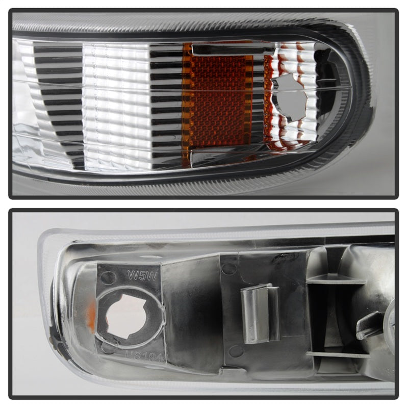 xTune Chevy Silverado 99-02 / Chevy Suburban/Tahoe 00-06 Amber Bumper Lights Euro CBL-JH-CS99-AM-E