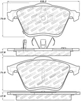 StopTech Performance 06-07 Mazda 6 Front Brake Pads