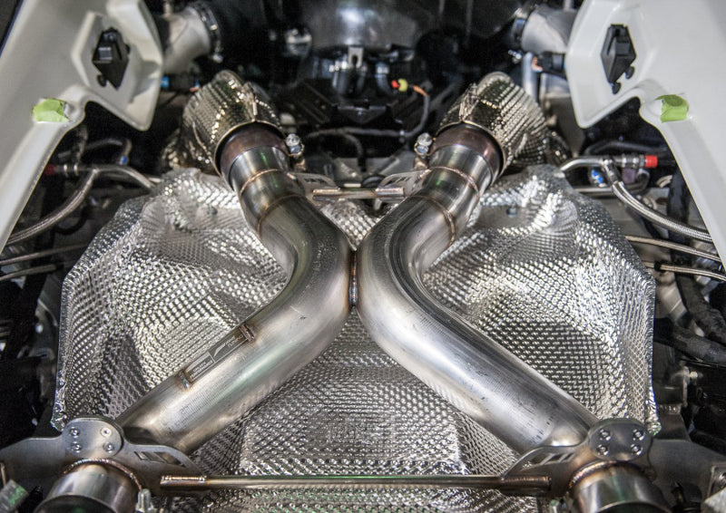 AWE Tuning McLaren 650S Performance Exhaust - Black Tips