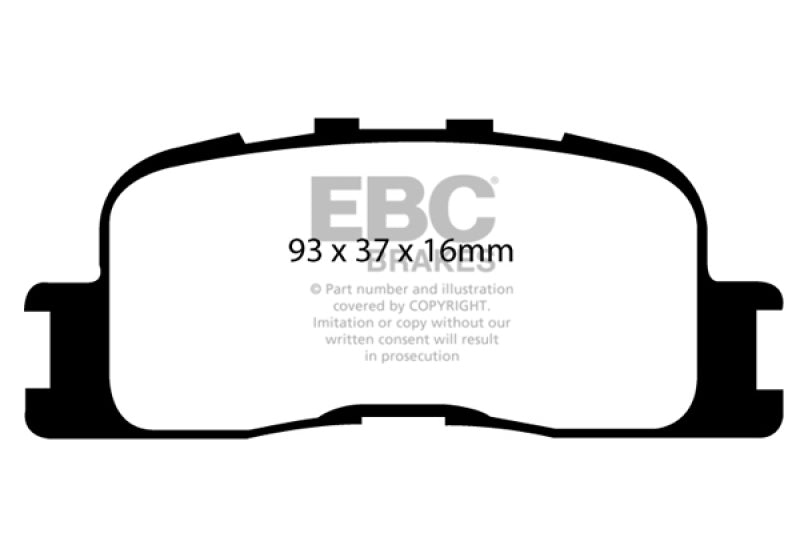 EBC 02-03 Lexus ES300 3.0 Greenstuff Rear Brake Pads