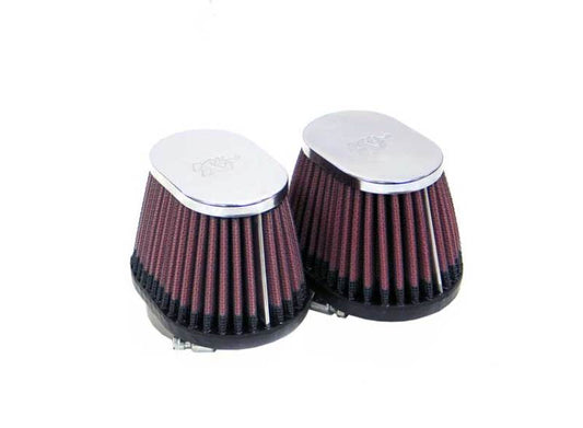 K&N 1-3/4in FLG 4 X 2-7/8in B 3 X 2in T 2-3/4in L (2 PER BOX) Universal Clamp-On Air Filter