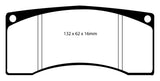 EBC Ford Saleen Mustang Alcon front calipers Bluestuff Front Brake Pads