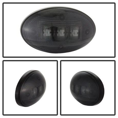 xTune Ford Superduty F250-F550 99-10 Dually Fender LED Side Fender Lights Smoke ACC-LED-FDSD99-SL-SM