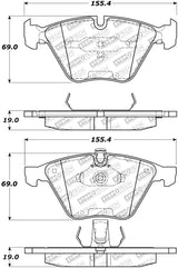 StopTech Street Select Brake Pads - Front