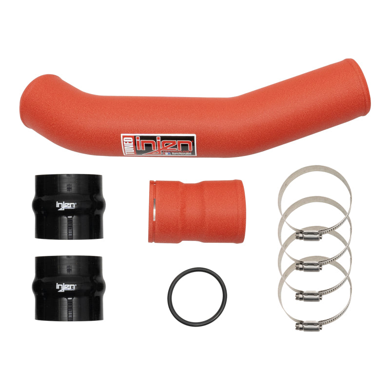 Injen 17-22 Ford F250/F/350/F-450/F-550 V8-6.7L Turbo Diesel Wrnkl Red Intercooler Hot Side Piping