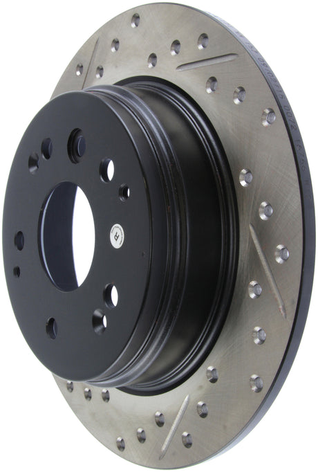 StopTech 04-08 Acura TL / 03-09 Honda Element Slotted & Drilled Right Rear Rotor