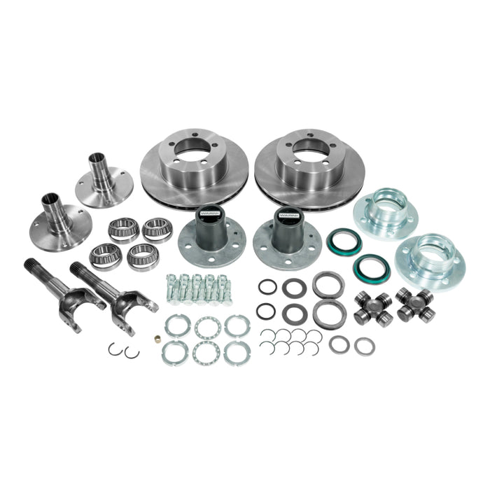 Yukon Gear Spin Free Locking Hub Conv Kit For Dana 30 & Dana 44 TJ / XJ / YJ / 27 Spline / 5 X 4.5in