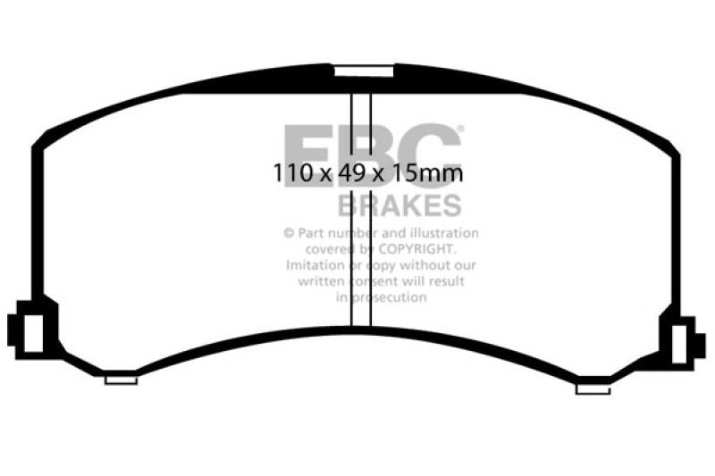 EBC 95-02 Suzuki Esteem Greenstuff Front Brake Pads