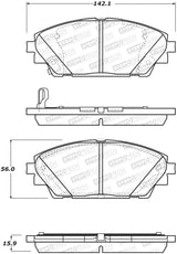 StopTech 14-18 Mazda 3 Street Performance Front Brake Pads