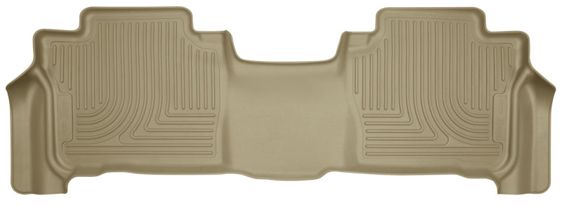 Husky Liners 13-16 Lexus LX570 / 13-16 Toyota Land Cruiser WeatherBeater 2nd Row Tan Floor Liners