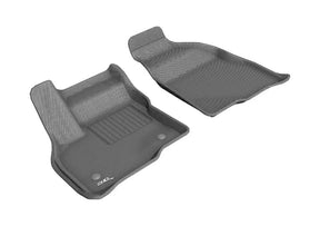 3D MAXpider 2017-2020 Chevrolet Bolt Ev Kagu 1st Row Floormat - Gray 3D MAXpider
