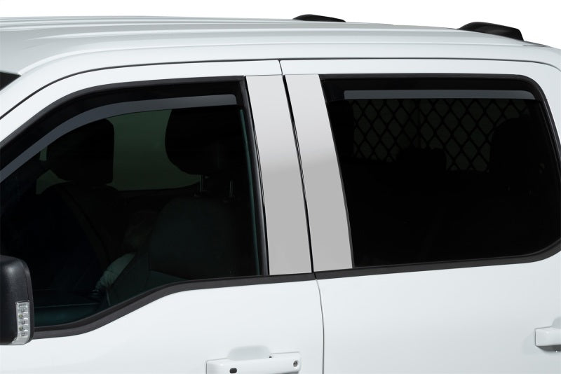 Putco 2021 Ford F-150 - Super Cab Element Chrome Window Visors (Set of 4)