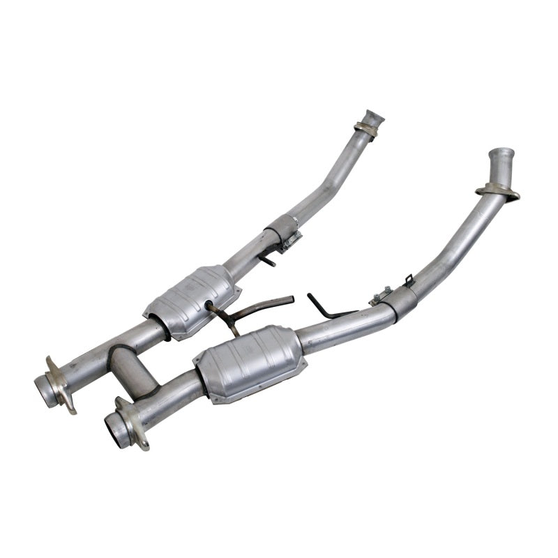 BBK 94-95 Mustang 5.0 High Flow H Pipe With Catalytic Converters - 2-1/2